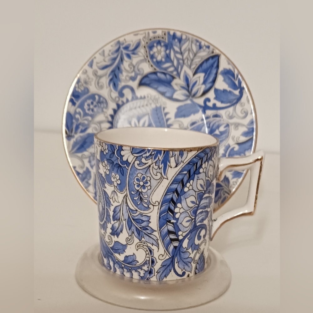 Vintage James Kent Old Foley Chintz Chinarita Demitasse Teacup and Saucer